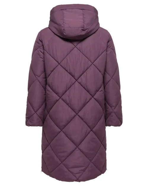 Only Maggi Long Hood Puffer Jakke Quilted Blomme BM: S:125 M:135 L:145 XL:155 LG:110 Vejl. 699,95 - Billede 2