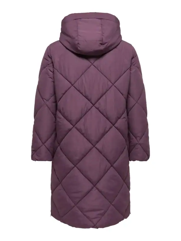 Only Maggi Long Hood Puffer Jakke Quilted Blomme BM: S:125 M:135 L:145 XL:155 LG:110 Vejl. 699,95 - Billede 2