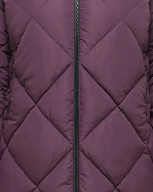 Only Maggi Long Hood Puffer Jakke Quilted Blomme BM: S:125 M:135 L:145 XL:155 LG:110 Vejl. 699,95 - Billede 3